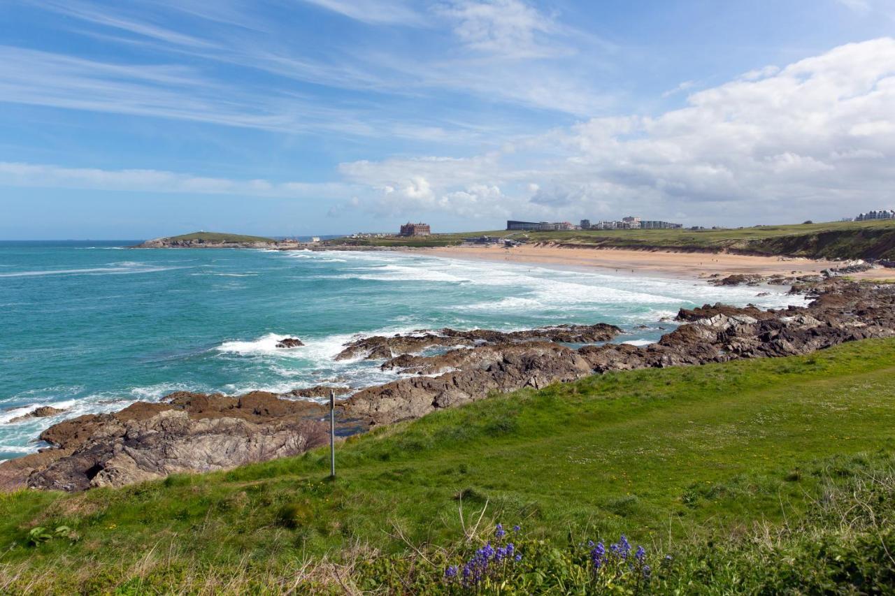 Fistral Beach Garden Apartment 3 Newquay  Bagian luar foto