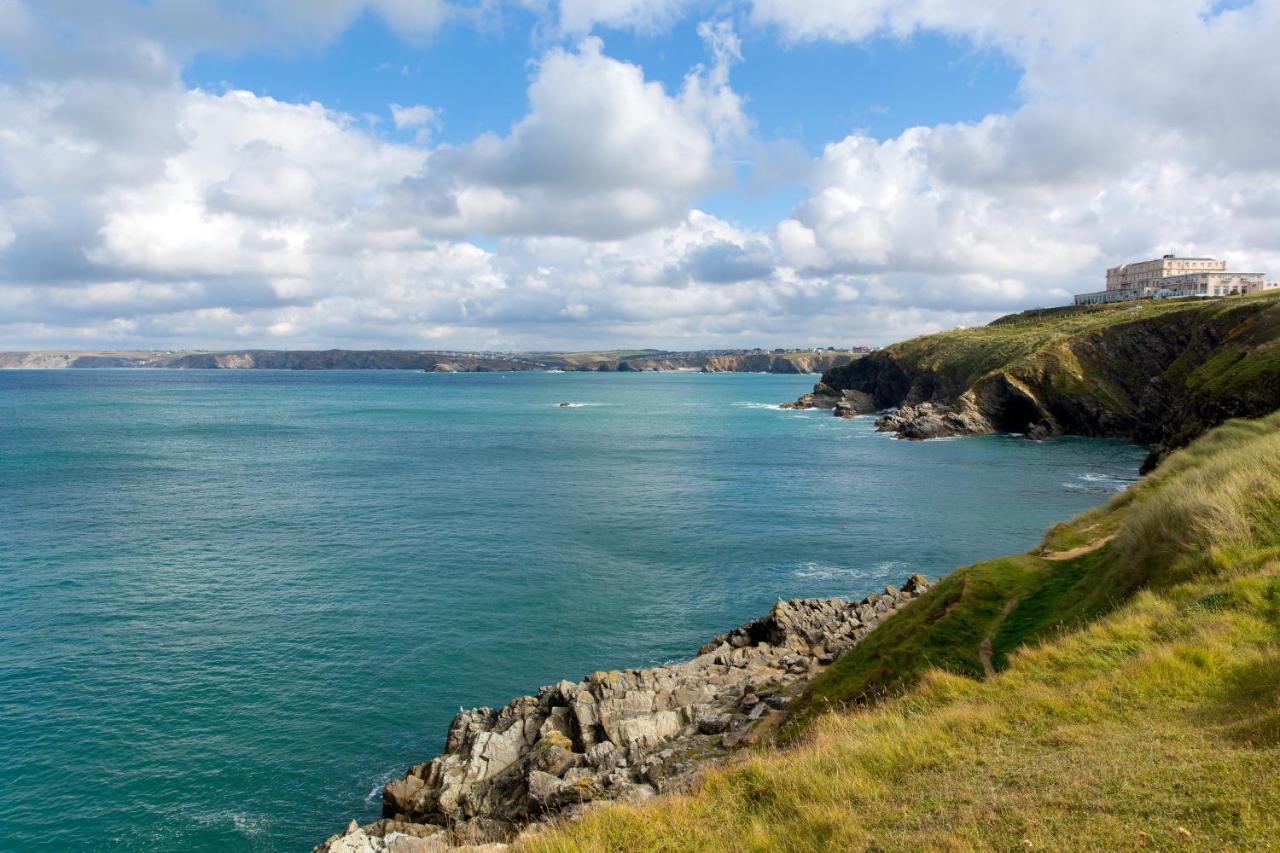 Fistral Beach Garden Apartment 3 Newquay  Bagian luar foto